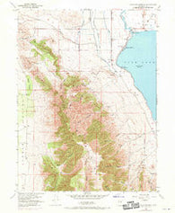 Saratoga Springs Utah Historical topographic map, 1:24000 scale, 7.5 X 7.5 Minute, Year 1951
