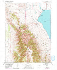 Saratoga Springs Utah Historical topographic map, 1:24000 scale, 7.5 X 7.5 Minute, Year 1951