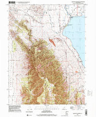 Saratoga Springs Utah Historical topographic map, 1:24000 scale, 7.5 X 7.5 Minute, Year 1997