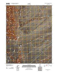 Sawtooth Peak Utah Historical topographic map, 1:24000 scale, 7.5 X 7.5 Minute, Year 2010