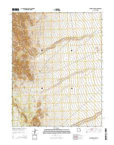 Sawtooth Peak Utah Current topographic map, 1:24000 scale, 7.5 X 7.5 Minute, Year 2014