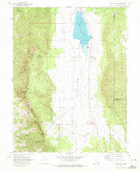 Scipio Lake Utah Historical topographic map, 1:24000 scale, 7.5 X 7.5 Minute, Year 1969