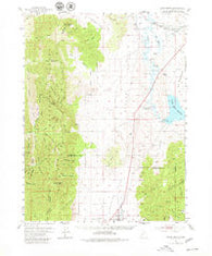 Scipio North Utah Historical topographic map, 1:62500 scale, 15 X 15 Minute, Year 1952