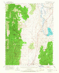 Scipio North Utah Historical topographic map, 1:62500 scale, 15 X 15 Minute, Year 1952