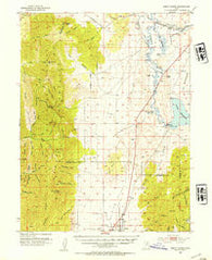 Scipio North Utah Historical topographic map, 1:62500 scale, 15 X 15 Minute, Year 1952