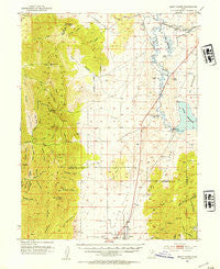 Scipio North Utah Historical topographic map, 1:62500 scale, 15 X 15 Minute, Year 1952