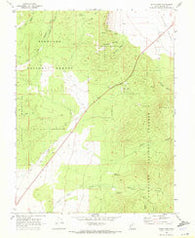 Scipio Pass Utah Historical topographic map, 1:24000 scale, 7.5 X 7.5 Minute, Year 1969