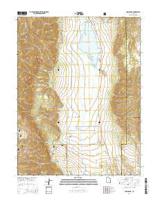 Scipio Lake Utah Current topographic map, 1:24000 scale, 7.5 X 7.5 Minute, Year 2014