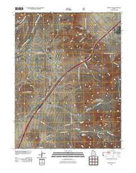 Scipio Pass Utah Historical topographic map, 1:24000 scale, 7.5 X 7.5 Minute, Year 2011