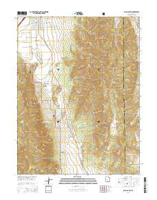 Scipio South Utah Current topographic map, 1:24000 scale, 7.5 X 7.5 Minute, Year 2014