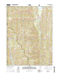 Scofield Utah Current topographic map, 1:24000 scale, 7.5 X 7.5 Minute, Year 2014