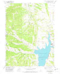 Scofield Reservoir Utah Historical topographic map, 1:24000 scale, 7.5 X 7.5 Minute, Year 1978