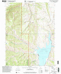 Scofield Reservoir Utah Historical topographic map, 1:24000 scale, 7.5 X 7.5 Minute, Year 2001