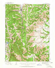 Scofield Utah Historical topographic map, 1:62500 scale, 15 X 15 Minute, Year 1923