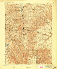 Scofield Utah Historical topographic map, 1:62500 scale, 15 X 15 Minute, Year 1925