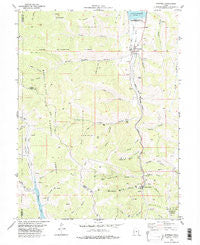 Scofield Utah Historical topographic map, 1:24000 scale, 7.5 X 7.5 Minute, Year 1979