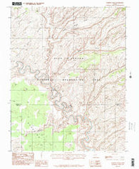 Scorpion Gulch Utah Historical topographic map, 1:24000 scale, 7.5 X 7.5 Minute, Year 1987