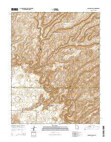 Scorpion Gulch Utah Current topographic map, 1:24000 scale, 7.5 X 7.5 Minute, Year 2014