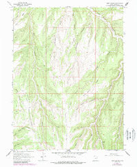 Seep Canyon Utah Historical topographic map, 1:24000 scale, 7.5 X 7.5 Minute, Year 1966