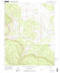 Seep Flat Utah Historical topographic map, 1:24000 scale, 7.5 X 7.5 Minute, Year 1964