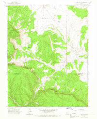 Seep Flat Utah Historical topographic map, 1:24000 scale, 7.5 X 7.5 Minute, Year 1964