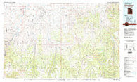 Seep Ridge Utah Historical topographic map, 1:100000 scale, 30 X 60 Minute, Year 1981