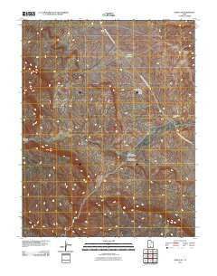 Seep Flat Utah Historical topographic map, 1:24000 scale, 7.5 X 7.5 Minute, Year 2011