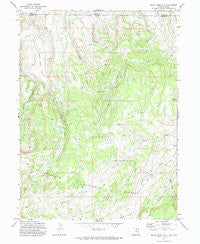 Seven Tree Flat Utah Historical topographic map, 1:24000 scale, 7.5 X 7.5 Minute, Year 1972