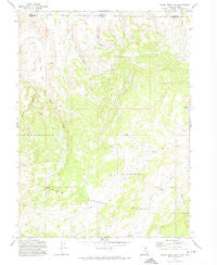 Seven Tree Flat Utah Historical topographic map, 1:24000 scale, 7.5 X 7.5 Minute, Year 1972