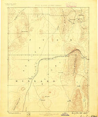 Sevier Desert Utah Historical topographic map, 1:250000 scale, 1 X 1 Degree, Year 1885