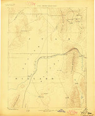 Sevier Desert Utah Historical topographic map, 1:250000 scale, 1 X 1 Degree, Year 1885
