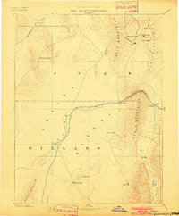 Sevier Desert Utah Historical topographic map, 1:250000 scale, 1 X 1 Degree, Year 1885