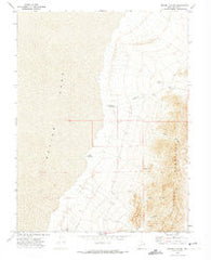 Sevier Lake NE Utah Historical topographic map, 1:24000 scale, 7.5 X 7.5 Minute, Year 1972