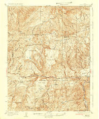Sevier Utah Historical topographic map, 1:62500 scale, 15 X 15 Minute, Year 1935