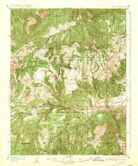 Sevier Utah Historical topographic map, 1:62500 scale, 15 X 15 Minute, Year 1935
