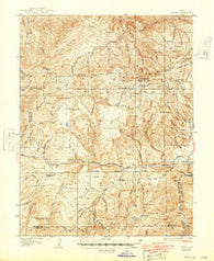 Sevier Utah Historical topographic map, 1:62500 scale, 15 X 15 Minute, Year 1935