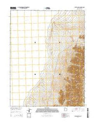 Sevier Lake NE Utah Current topographic map, 1:24000 scale, 7.5 X 7.5 Minute, Year 2014