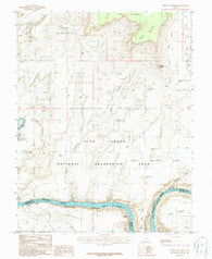 Sewing Machine Utah Historical topographic map, 1:24000 scale, 7.5 X 7.5 Minute, Year 1987
