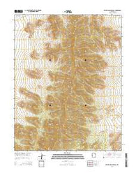 Sewing Machine Pass Utah Current topographic map, 1:24000 scale, 7.5 X 7.5 Minute, Year 2014