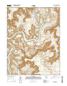 Shafer Basin Utah Current topographic map, 1:24000 scale, 7.5 X 7.5 Minute, Year 2014