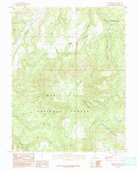Shay Mountain Utah Historical topographic map, 1:24000 scale, 7.5 X 7.5 Minute, Year 1985
