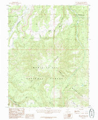 Shay Mountain Utah Historical topographic map, 1:24000 scale, 7.5 X 7.5 Minute, Year 1985