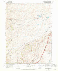 Shearing Corral Utah Historical topographic map, 1:24000 scale, 7.5 X 7.5 Minute, Year 1968