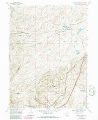Shearing Corral Utah Historical topographic map, 1:24000 scale, 7.5 X 7.5 Minute, Year 1968