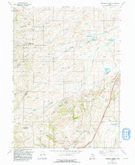 Shearing Corral Utah Historical topographic map, 1:24000 scale, 7.5 X 7.5 Minute, Year 1991