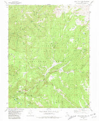 Shelly Baldy Peak Utah Historical topographic map, 1:24000 scale, 7.5 X 7.5 Minute, Year 1981