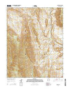 Shivwits Utah Current topographic map, 1:24000 scale, 7.5 X 7.5 Minute, Year 2014