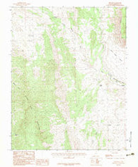 Shivwits Utah Historical topographic map, 1:24000 scale, 7.5 X 7.5 Minute, Year 1983