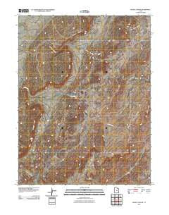 Short Canyon Utah Historical topographic map, 1:24000 scale, 7.5 X 7.5 Minute, Year 2010