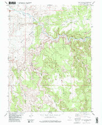 Sids Mountain Utah Historical topographic map, 1:24000 scale, 7.5 X 7.5 Minute, Year 1983